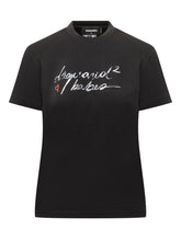 Dsquared2 Black Babes Logo T-Shirt - COLLEZIONE TEAM EC | $store$