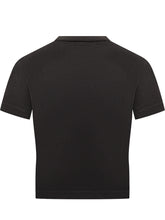 Dsquared2 Black Icon Crop T-Shirt - COLLEZIONE TEAM EC | $store$