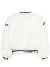 Twinset Giacca Bomber Bianca in Eco Pelliccia - Abbigliamento Bambini | $store$