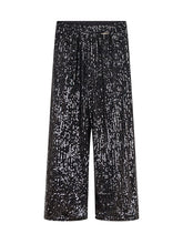 Twinset Pantaloni Culotte Neri con Paillettes - Abbigliamento Bambini | $store$