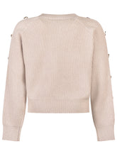 Twinset Kids Maglione Beige con Bottoni Logo - Abbigliamento Bambini | $store$