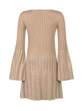 Twinset Kids Abito Oro a Coste con Logo - Abbigliamento Bambini | $store$