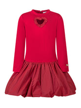 Monnalisa Abito Rosso con Gonna Balloon - Abbigliamento Bambini | $store$