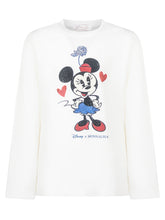 Monnalisa Maglia Bianca con Minnie in Strass - Abbigliamento Bambini | $store$