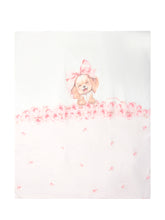 Monnalisa Coperta in Cotone con Cucciolo e Rose Rosa - Accessori Bambini | $store$