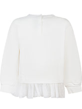 Monnalisa Felpa Bianca con Cucciolo e Tulle - Abbigliamento Bambini | $store$