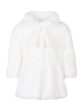 Monnalisa Cappotto in Eco Pelliccia Bianco - Abbigliamento Bambini | $store$