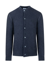 Diana Studio Cardigan Blu in Lana Bouclé - Abbigliamento Uomo | $store$