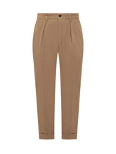Incotex Beige Pleated Pants with Cuffed Hem - COLLEZIONE TEAM EC | $store$