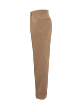 Incotex Beige Pleated Pants with Cuffed Hem - COLLEZIONE TEAM EC | $store$