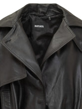 Rotate Leather Jacket with Belt - COLLEZIONE TEAM EC | $store$