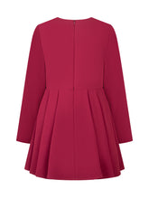 Elisabetta Franchi Kids Abito Bordeaux con Logo Gioiello - Abbigliamento Bambini | $store$