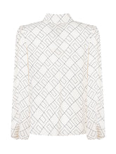 Elisabetta Franchi Kids Camicia Bianca con Logo - Abbigliamento Bambini | $store$