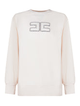 Elisabetta Franchi Kids Felpa Rosa con Logo Strass - Abbigliamento Bambini | $store$