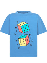 Bobo Choses Blue T-Shirt with Dice Print - Bobo Choses | $store$