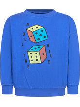 Bobo Choses Blue Sweatshirt with Dice Print - Bobo Choses | $store$