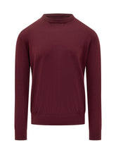 Knit De Monsieur Bordeaux Crewneck Sweater - COLLEZIONE TEAM EC | $store$