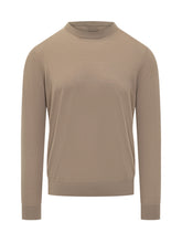 Knit De Monsieur Beige Crewneck Sweater - COLLEZIONE TEAM EC | $store$