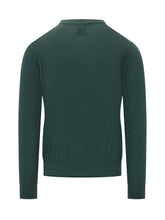 Knit De Monsieur Dark Green Crewneck Sweater - COLLEZIONE TEAM EC | $store$