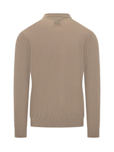 Knit De Monsieur Beige Long-Sleeve Polo - COLLEZIONE TEAM EC | $store$