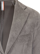 Giacca P.M.D.S in Velluto Grigio - Abbigliamento Uomo | $store$