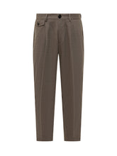 PMDS Brown Pleated Trousers - COLLEZIONE TEAM EC | $store$