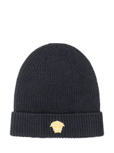 Versace Kids Beanie in Lana con Logo Medusa - Abbigliamento Bambini | $store$