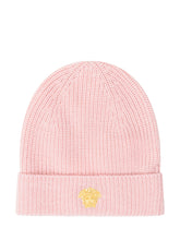 Versace Kids Beanie in Lana con Logo Medusa - Abbigliamento Bambini | $store$