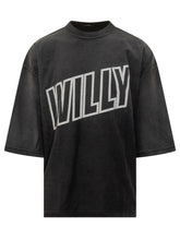 Willy Chavarria Black Oversized Logo T-Shirt - COLLEZIONE TEAM EC | $store$