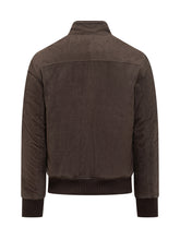 Dfour Giacca in Camoscio Marrone con Collo Alto - Abbigliamento Uomo | $store$