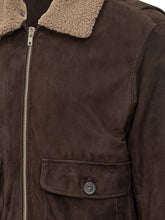 Dfour Giacca in Montone Scamosciato con Collo Shearling - Abbigliamento Uomo | $store$