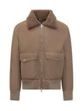 Dfour Giacca in Montone Scamosciato con Collo Shearling - Abbigliamento Uomo | $store$