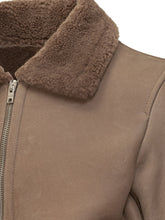 Dfour Giacca in Montone Scamosciato con Collo Shearling - Abbigliamento Uomo | $store$