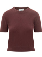 Maglia Alpha Studio Bordeaux a Maniche Corte - Abbigliamento Donna | $store$