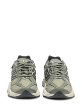 New Balance 9060 Green Cordura and Suede Sneakers - COLLEZIONE TEAM EC | $store$