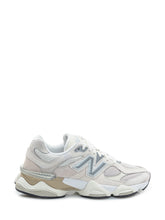New Balance 9060 White Mesh and Suede Sneakers - COLLEZIONE TEAM EC | $store$