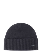 Cappello Boss in Cashmere Blu - Accessori Uomo | $store$