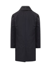 Cappotto Boss in Lana Blu con Dettaglio Zip - Abbigliamento Uomo | $store$