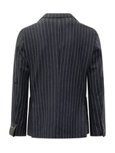 Giacca a Righe con Revers Classico Boss - Abbigliamento Uomo | $store$