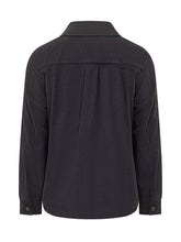 Overshirt Nera Boss in Cotone con Tasche - Abbigliamento Uomo | $store$