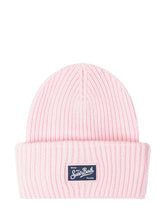 MC2 Saint Barth Cappello Beanie Rosa con Logo - Accessori Bambini | $store$