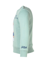 MC2 Saint Barth Kids Felpa Verde con Orsetto Tennis - Abbigliamento Bambini | $store$