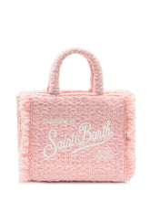 Borsa MC2 Saint Barth Vanity Mini in Tweed Rosa - Bambini | $store$