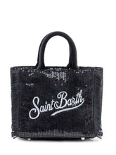 Borsa Vanity Mini MC2 Saint Barth in Velluto con Paillettes - Bambini | $store$