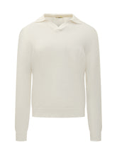 Maglione con Colletto Saint Barth in Lana Bianco - Abbigliamento Uomo | $store$