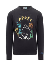 Saint Barth Black Après Ski Sweater - COLLEZIONE TEAM EC | $store$