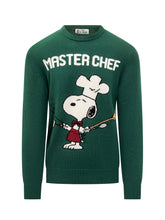 Saint Barth Green Snoopy Master Chef Sweater - COLLEZIONE TEAM EC | $store$