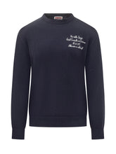 Saint Barth Blue Cortina Embroidered Sweater - COLLEZIONE TEAM EC | $store$