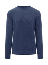 Saint Barth Blue Melange Crewneck Sweater - COLLEZIONE TEAM EC | $store$