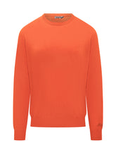 Saint Barth Orange Crewneck Sweater - COLLEZIONE TEAM EC | $store$
